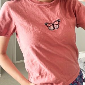 Brandy Melville Butterfly Helen Top